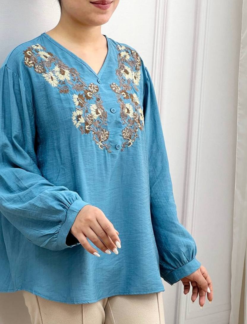 شومیز گلدوزی شده 3 کد 3629