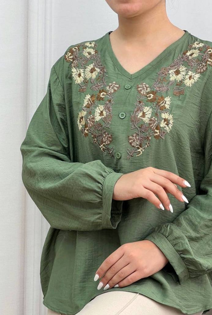 شومیز گلدوزی شده 3 کد 3629