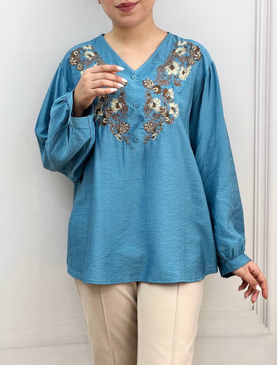 شومیز گلدوزی شده 3 کد 3629