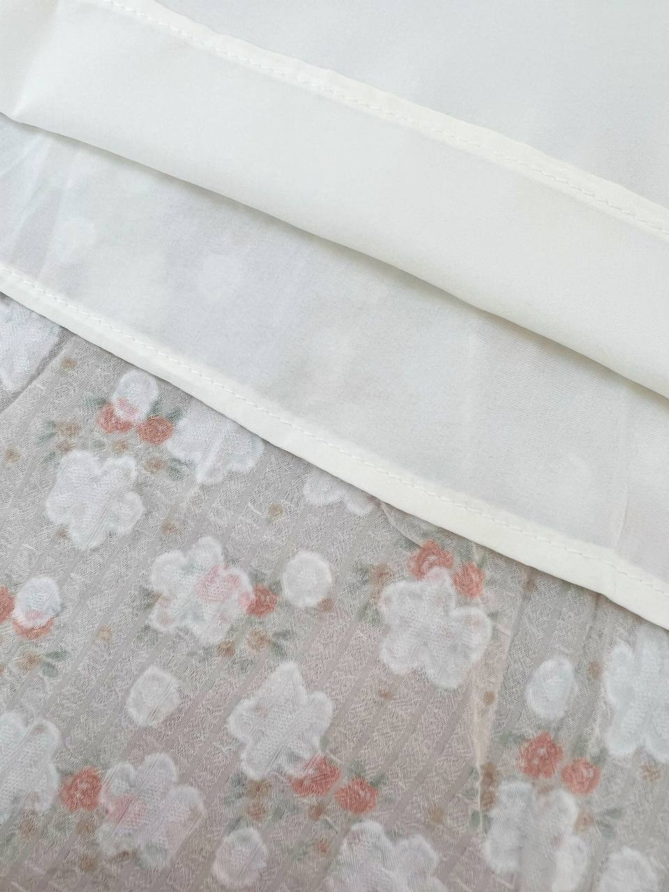 پیراهن کرپ گل برجسته کد 3630