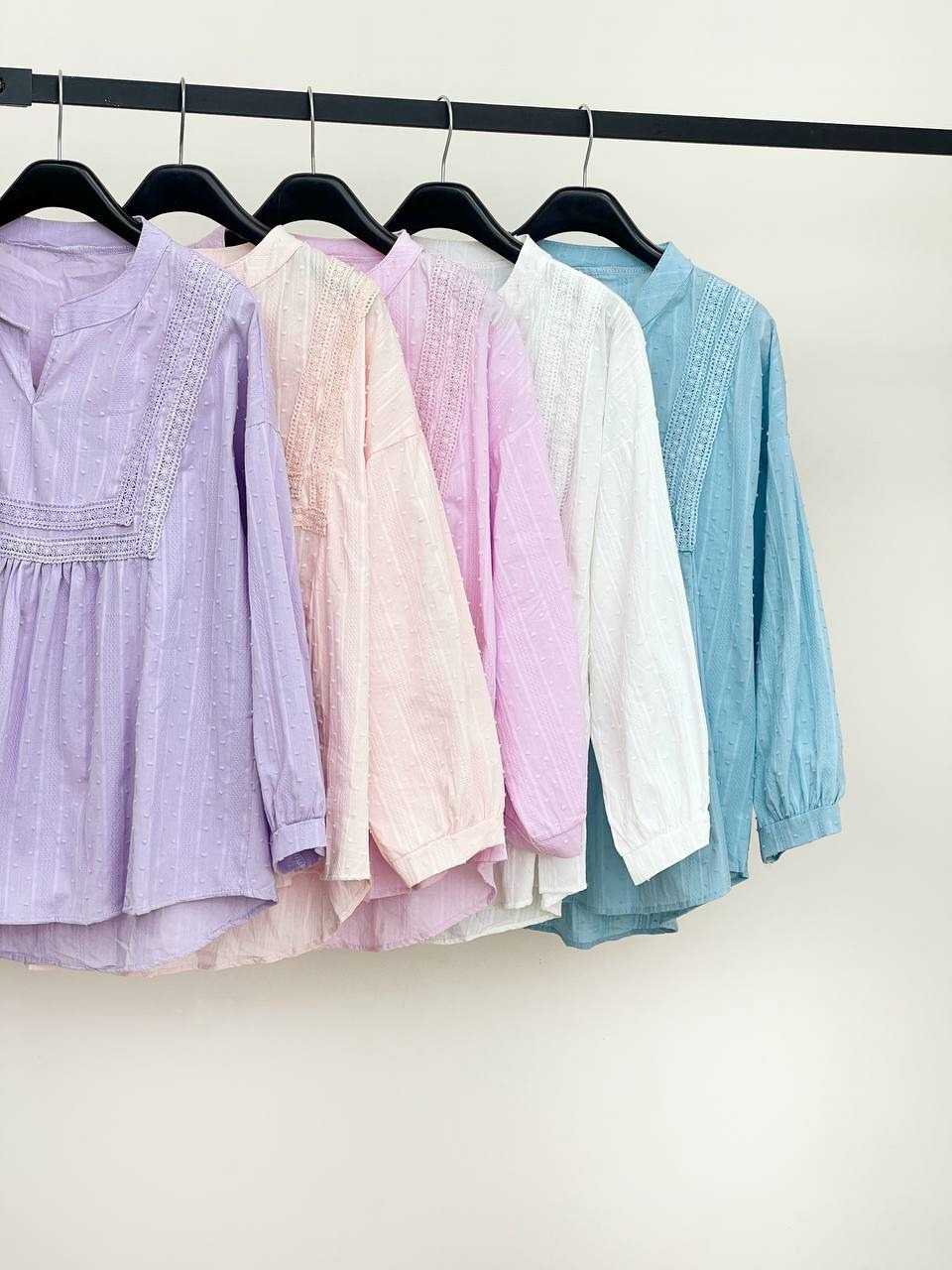 شومیز نخ گل برجسته کد 3632