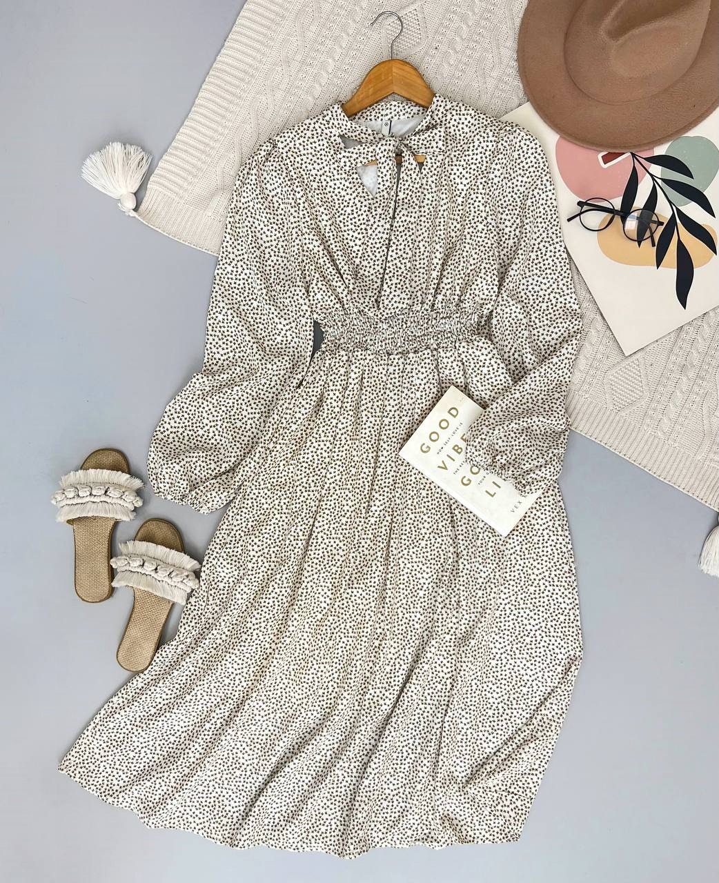 پیراهن کرپ نخ شکوفه کد 3633