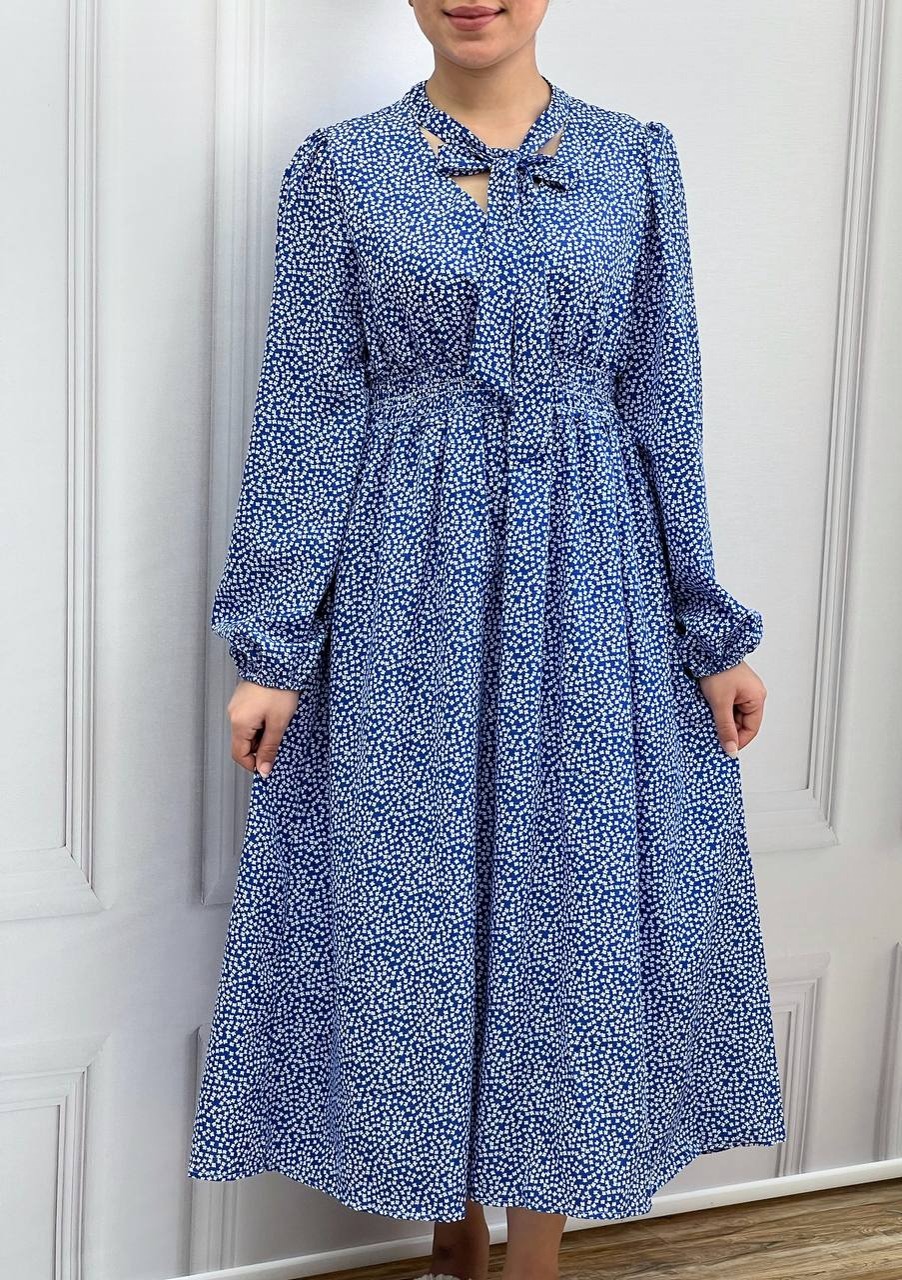 پیراهن کرپ نخ شکوفه کد 3633