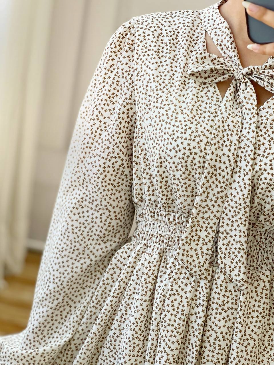 پیراهن کرپ نخ شکوفه کد 3633