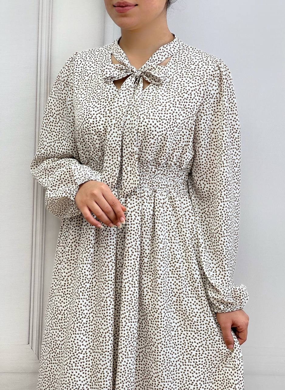 پیراهن کرپ نخ شکوفه کد 3633