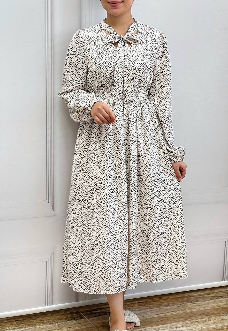 پیراهن کرپ نخ شکوفه کد 3633