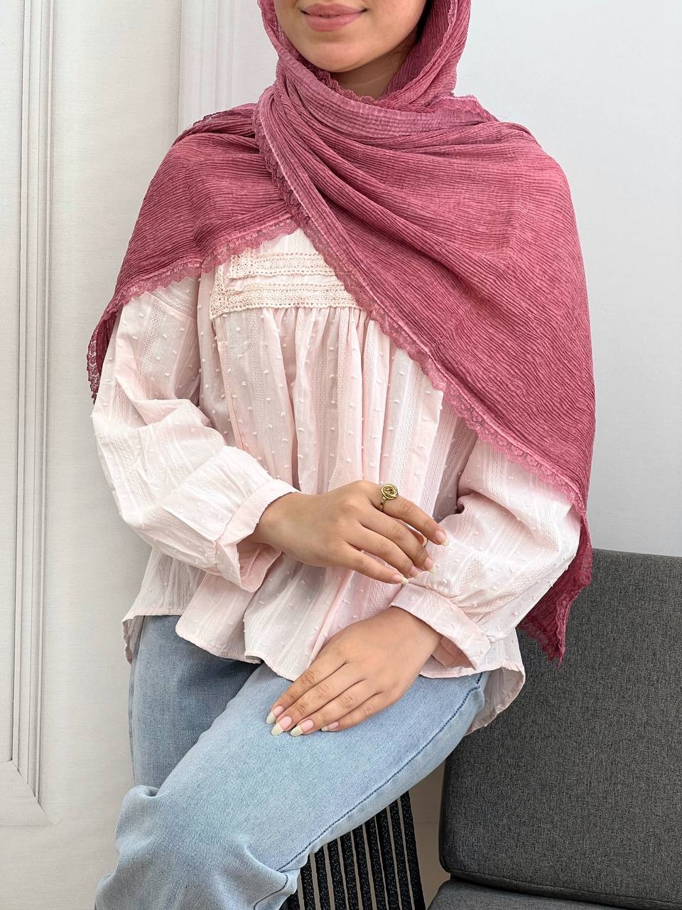 شال دور گیپور وارداتی کد 3637