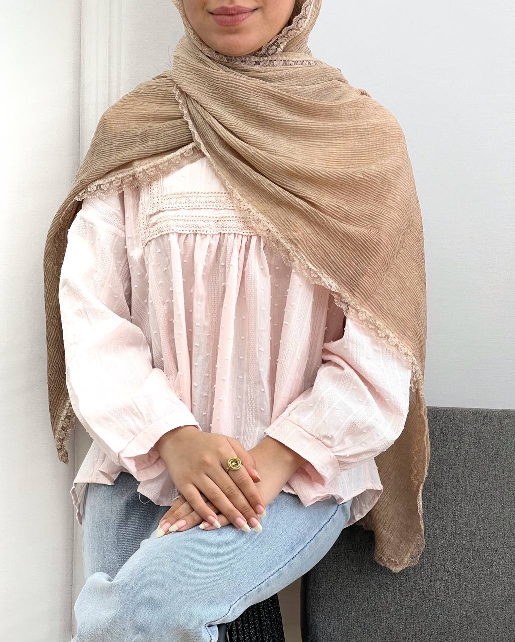 شال دور گیپور وارداتی کد 3637