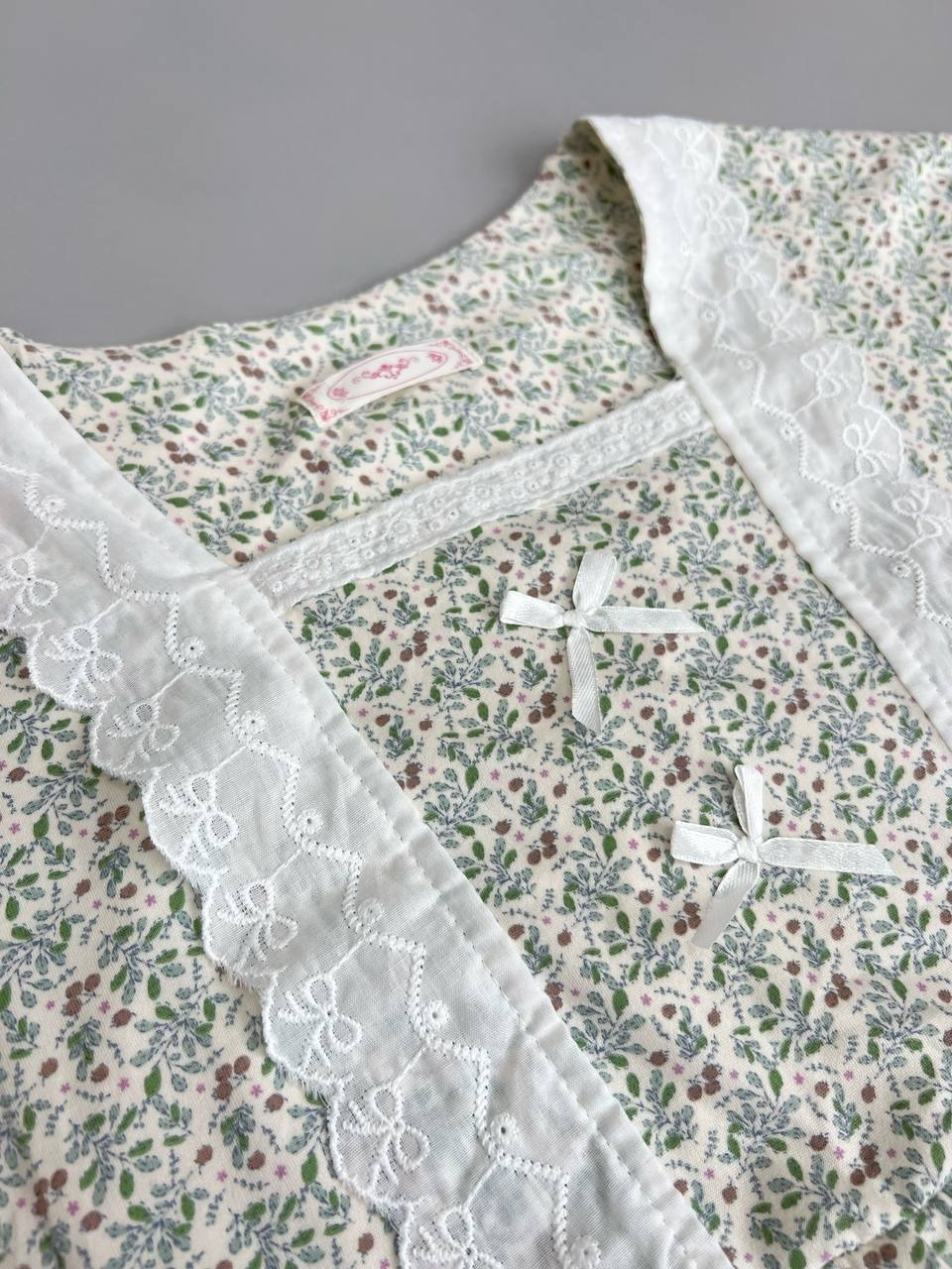 پیراهن گل ریز پنبه ای کد 3642