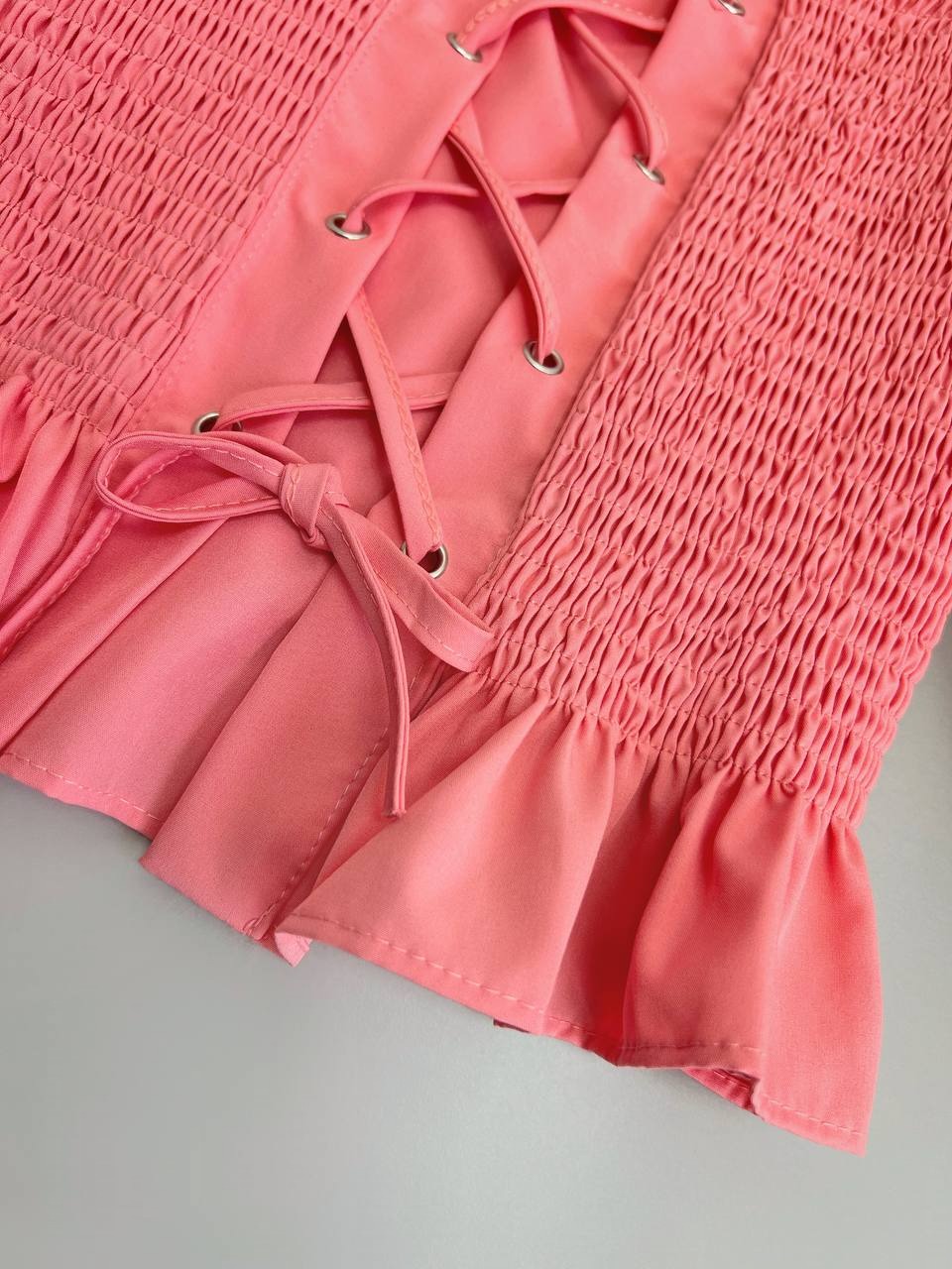 شومیز کش ماسوره جلو بندی کد 3643