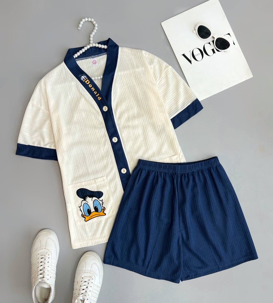 ست پیراهن و شلوارک کبریتی مدل 2 کد 3647