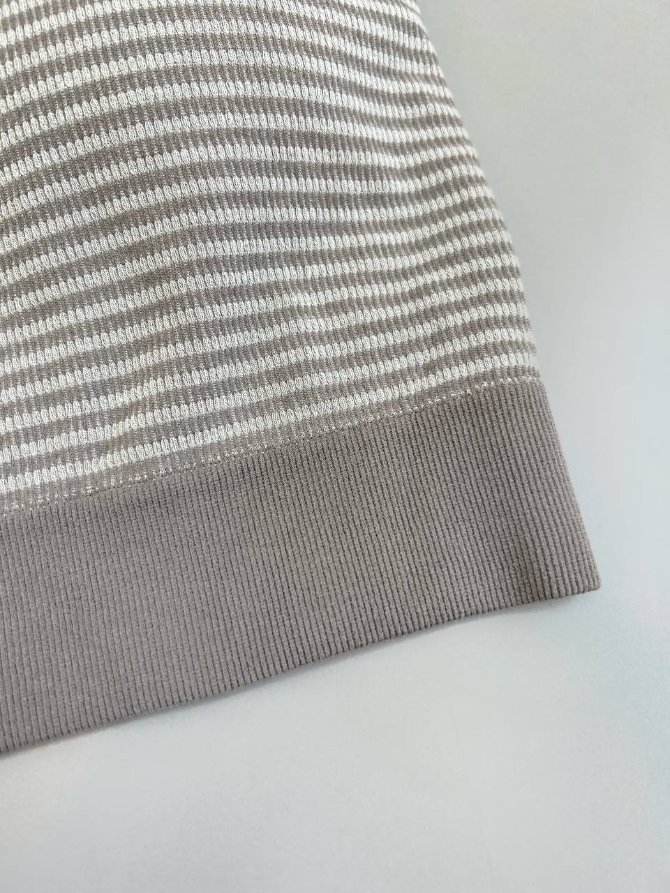 نیم تنه راه راه کاپ دار کد 3654