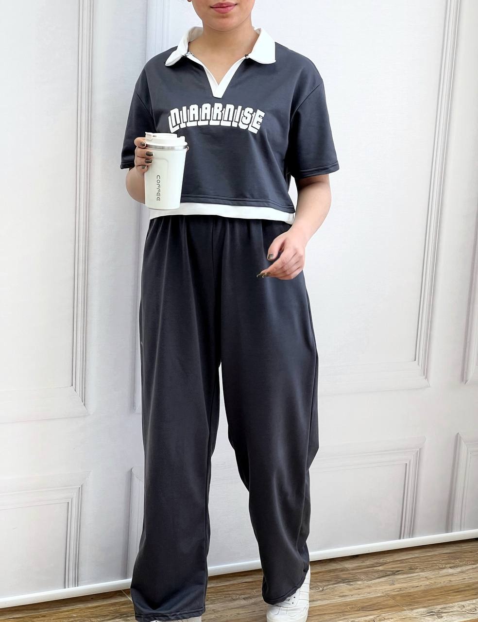 ست پولوشرت و شلوار بگ کد 3657