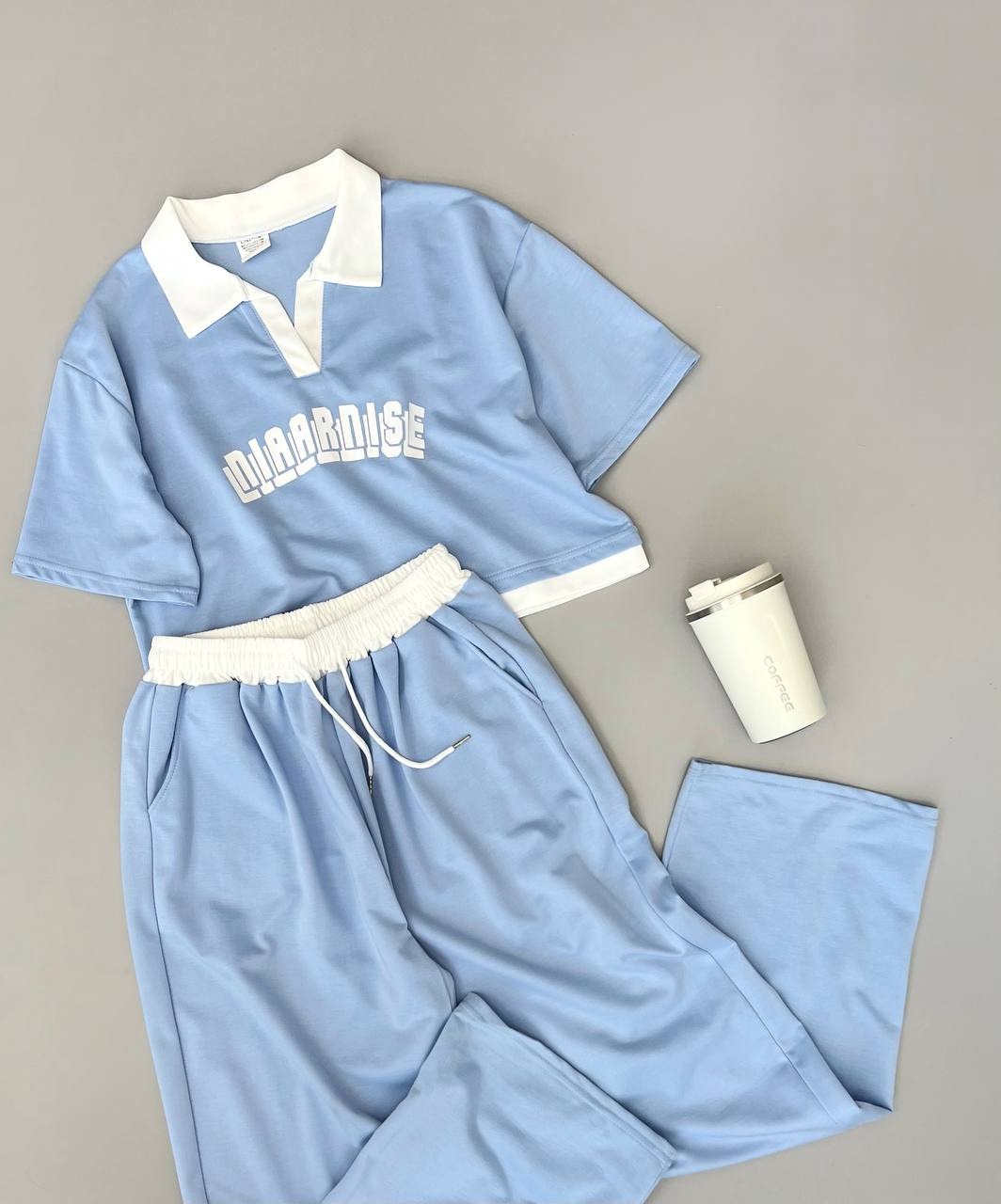 ست پولوشرت و شلوار بگ کد 3657