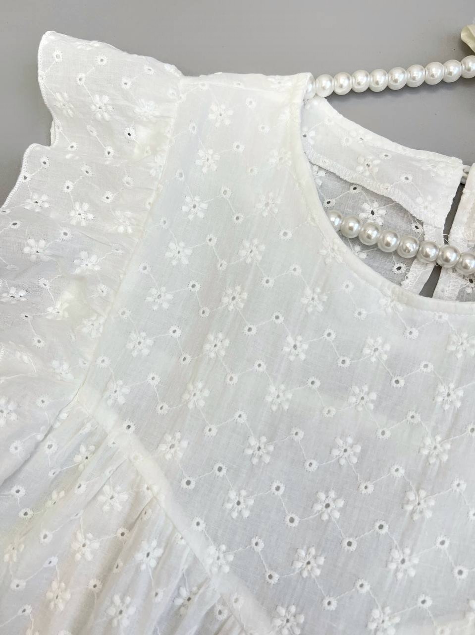 تاپ آستین چین خامه دوزی کد 3658