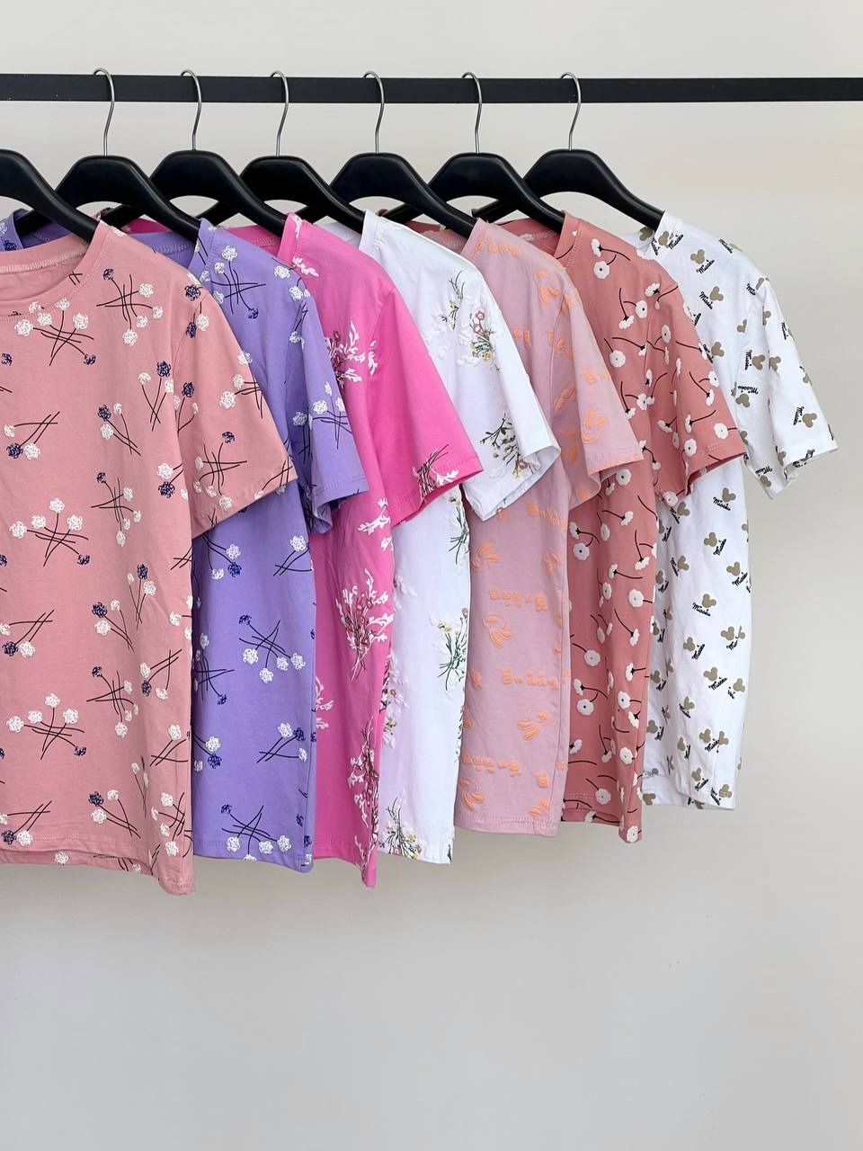 تیشرت گل برجسته وارداتی کد 3665