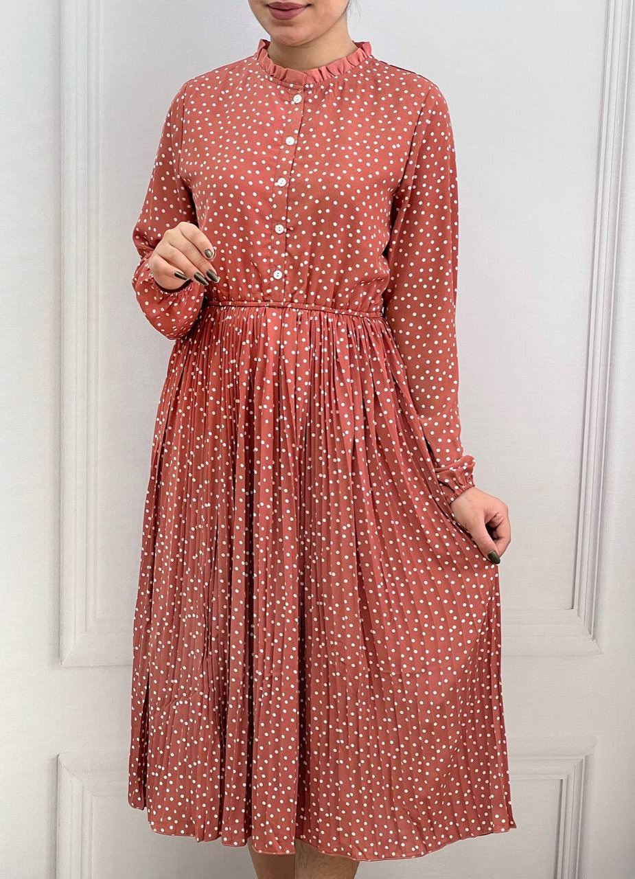 پیراهن پلیسه توپی کد 3673