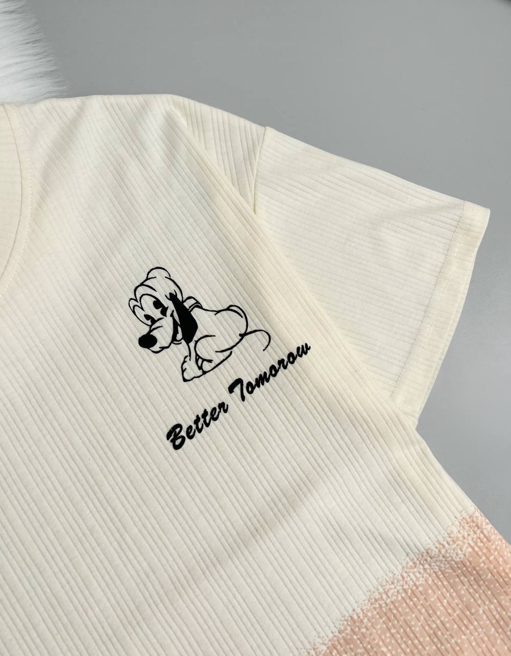 ست تیشرت و شلوارک هاپو کد 3677