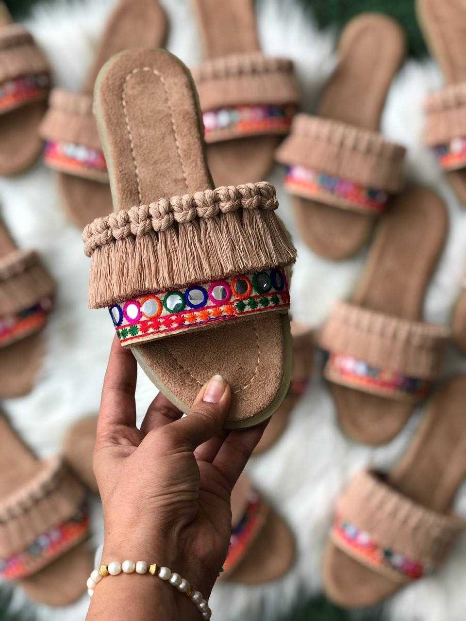 صندل مکرومه سنتی کد 3679