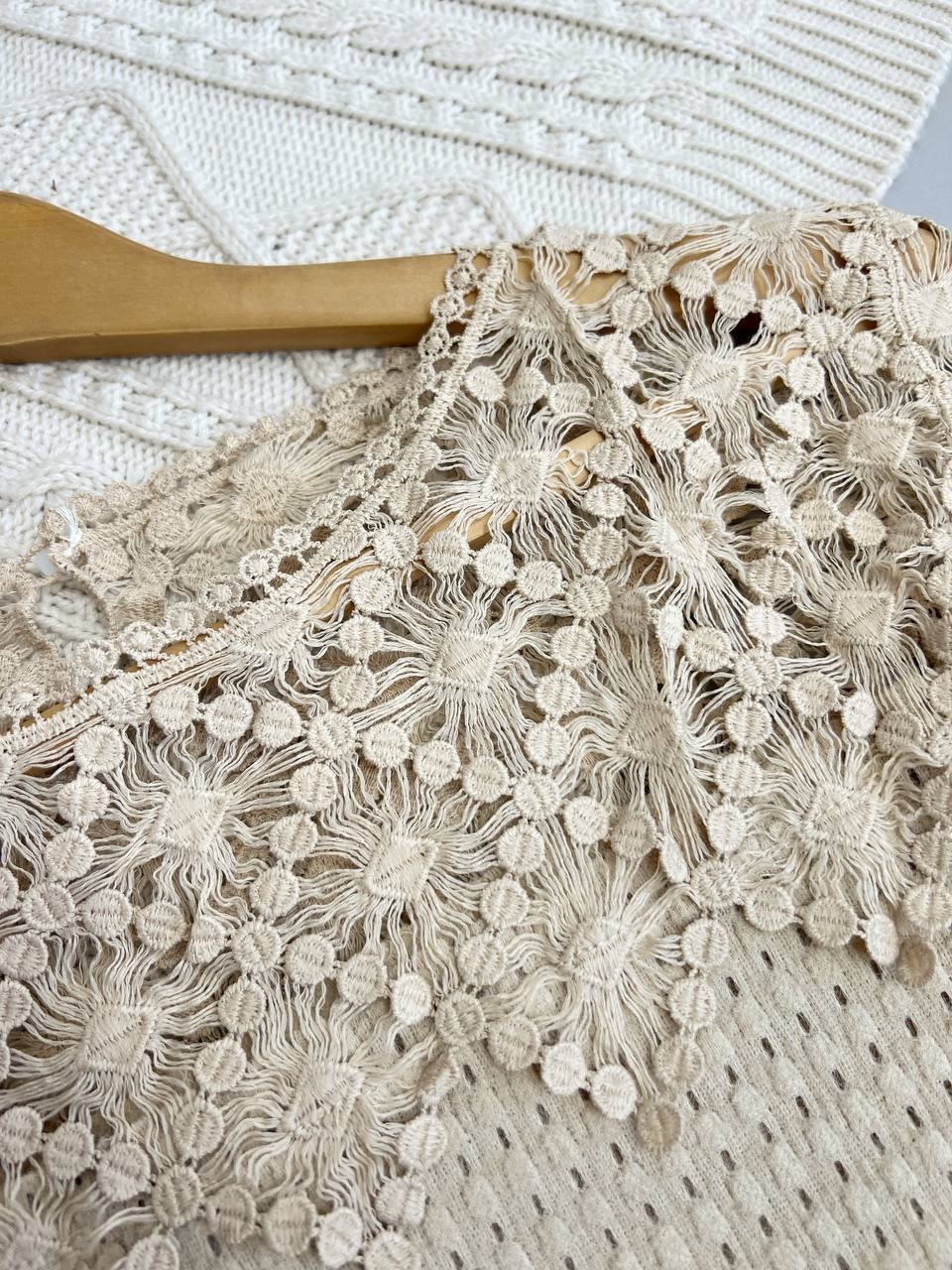 شومیز بالاتنه دانتل نوار دوزی کد 3689