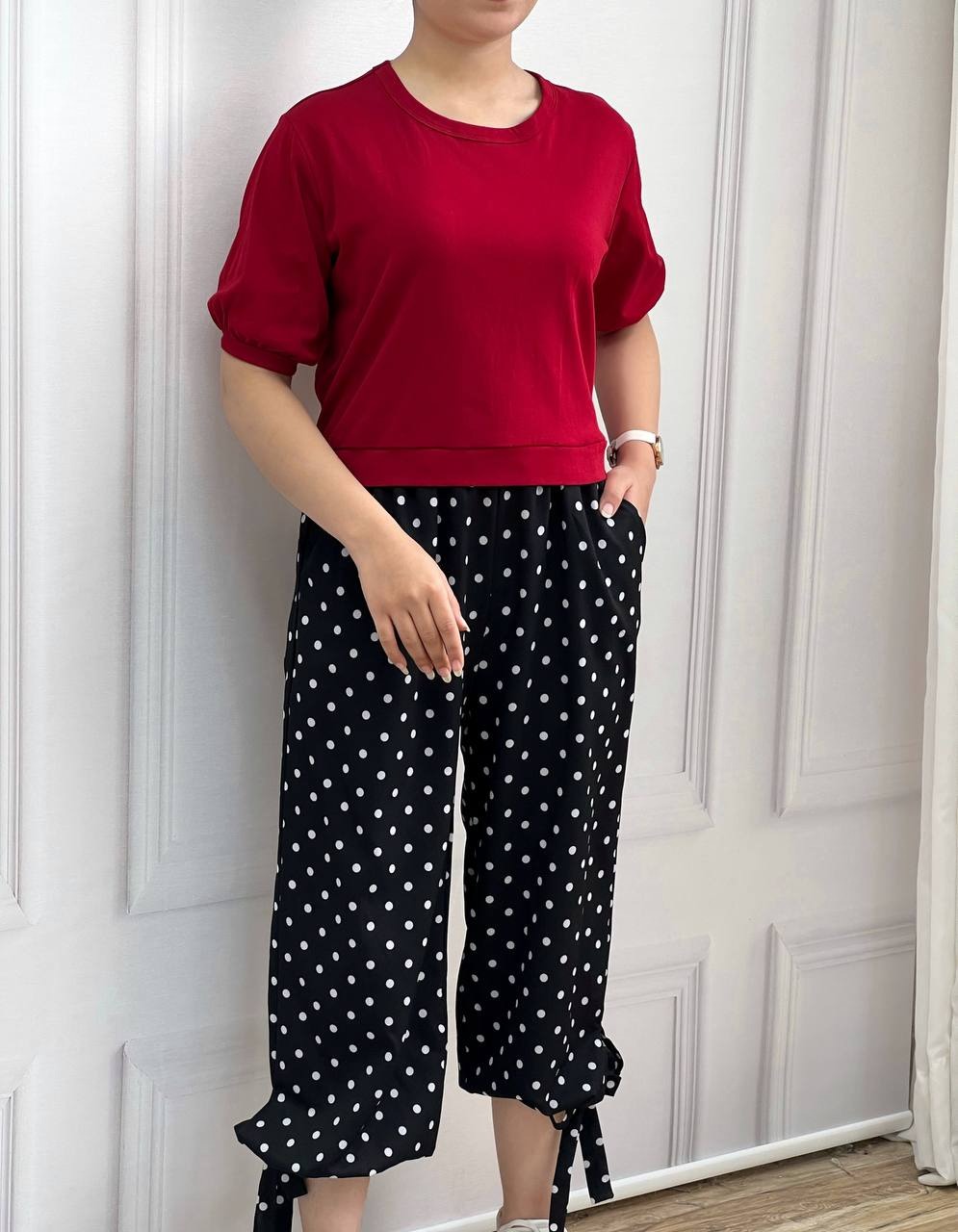 ست شومیز و شلوار توپی کد 3699