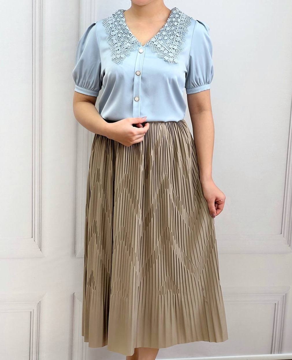 دامن پلیسه وارداتی کد 3702