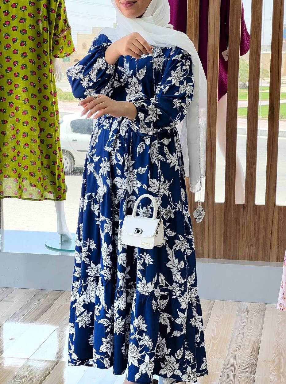 پیراهن سه چین کرپ کد 3703