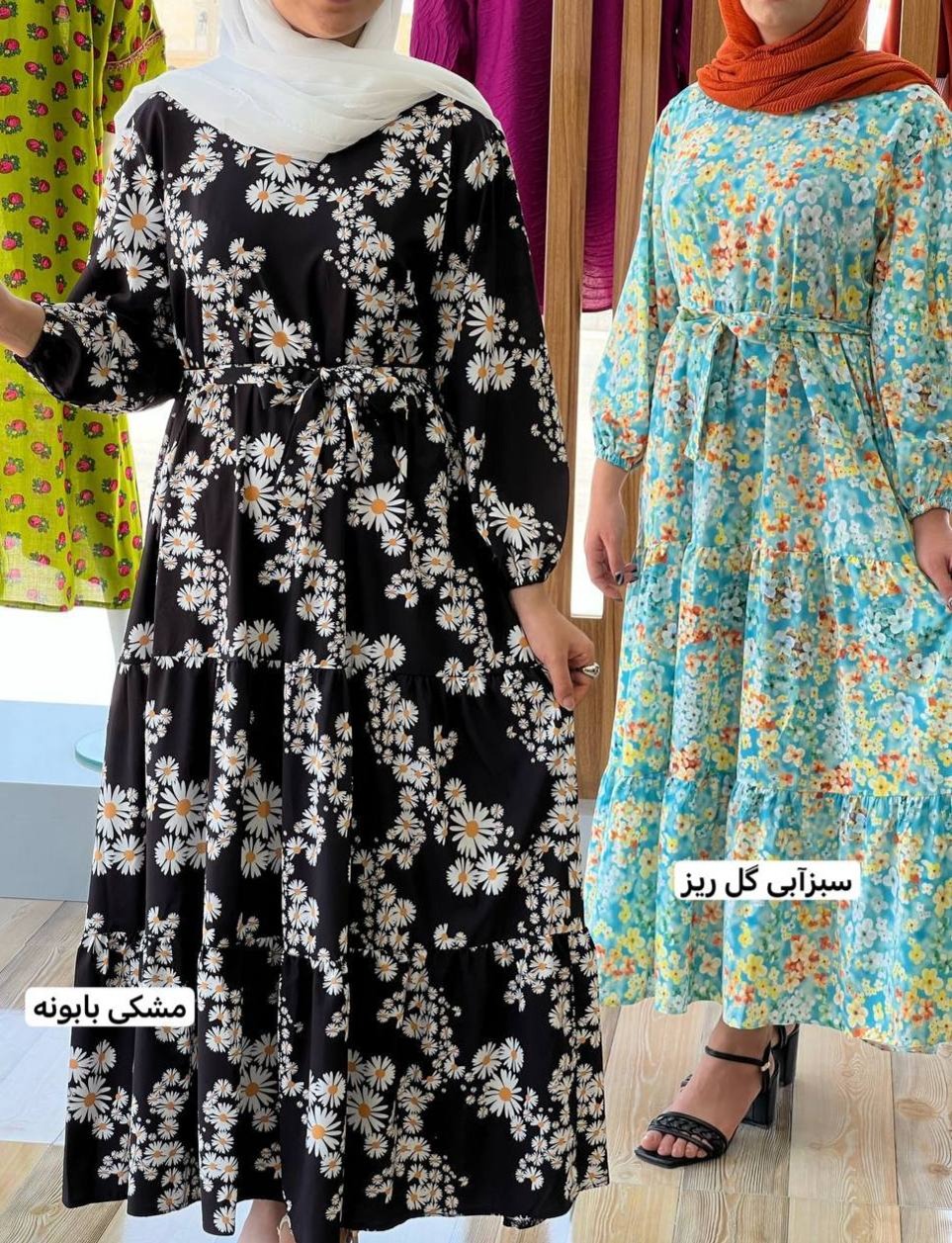 پیراهن سه چین کرپ کد 3703