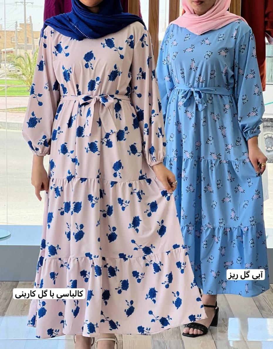 پیراهن سه چین کرپ کد 3703