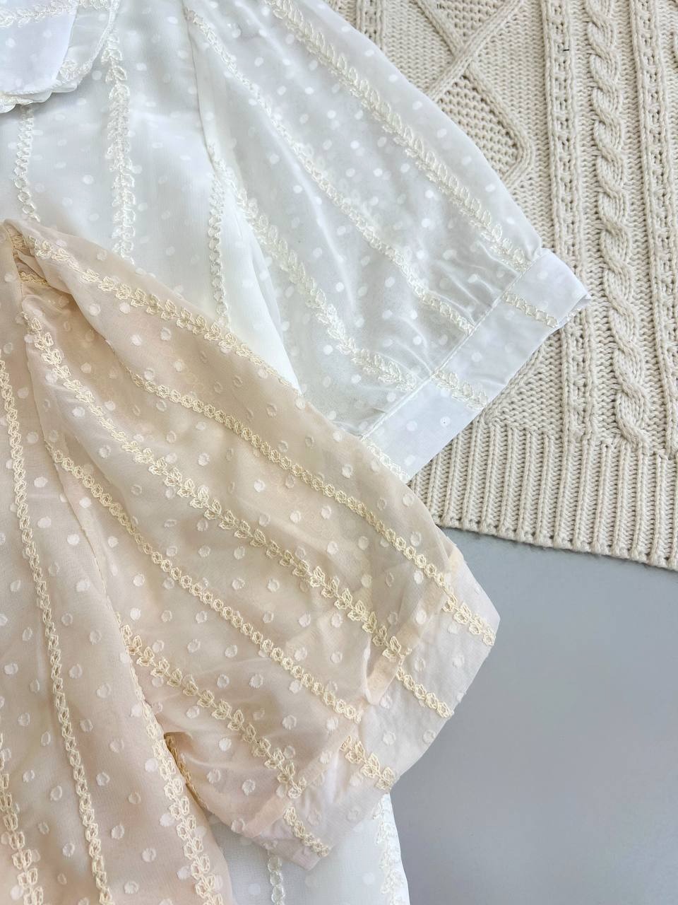 شومیز اشکی گلدوزی شده کد 3706