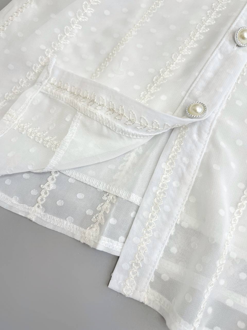 شومیز اشکی گلدوزی شده کد 3706