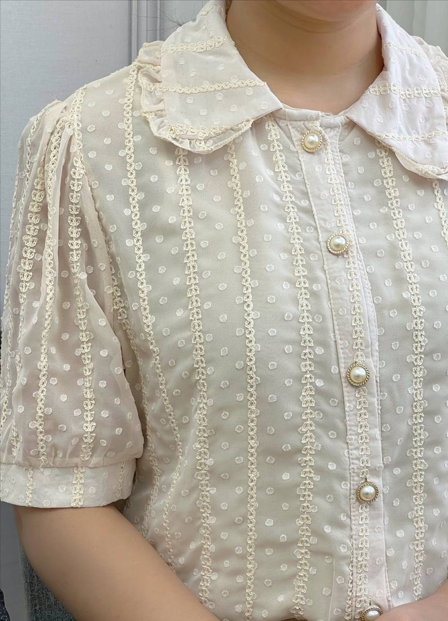 شومیز اشکی گلدوزی شده کد 3706