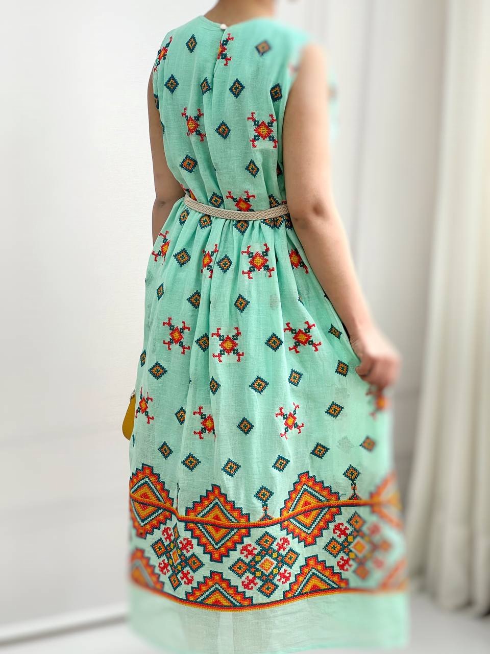 پیراهن بلند سوزندوزی کد 3712