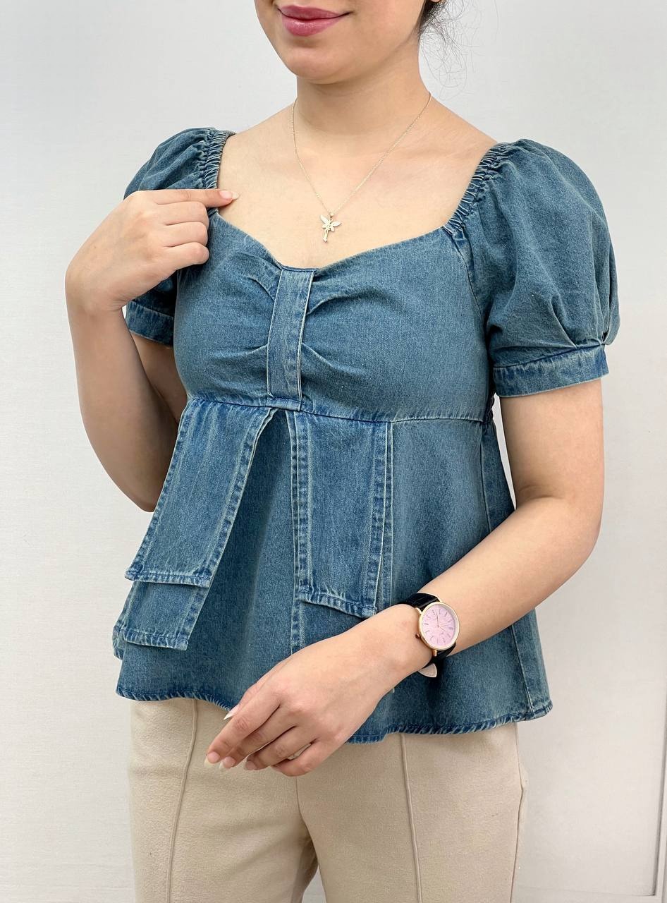 شومیز جین مدل 3 کد 3716