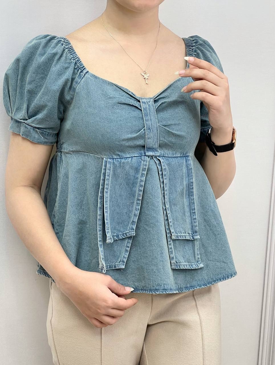 شومیز جین مدل 3 کد 3716