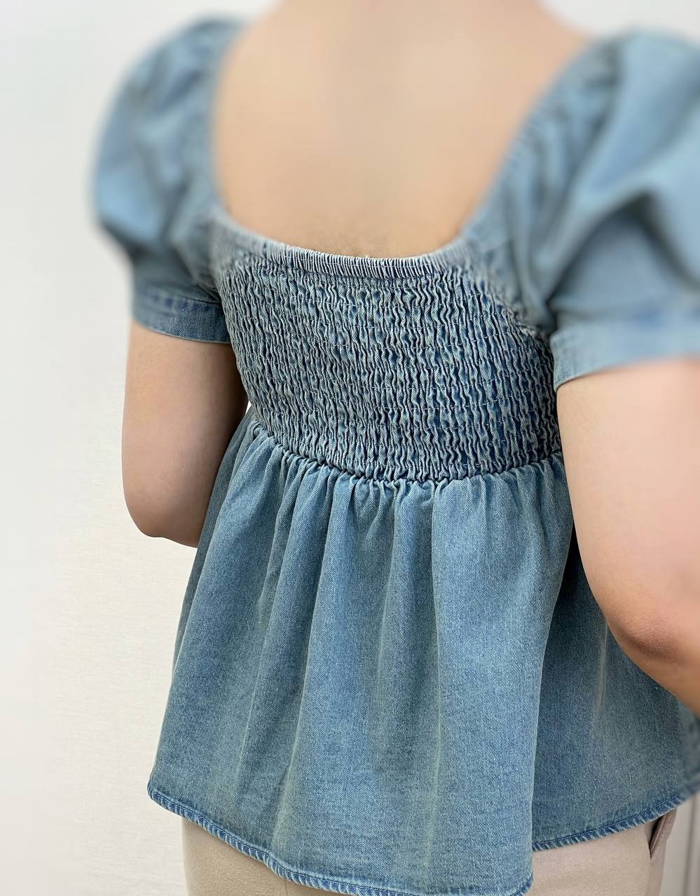 شومیز جین مدل 3 کد 3716