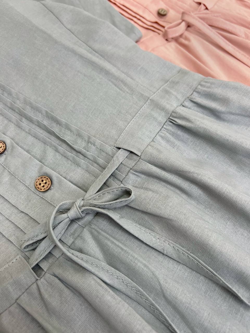 پیراهن جلو دکمه کنف نخ کد 3720