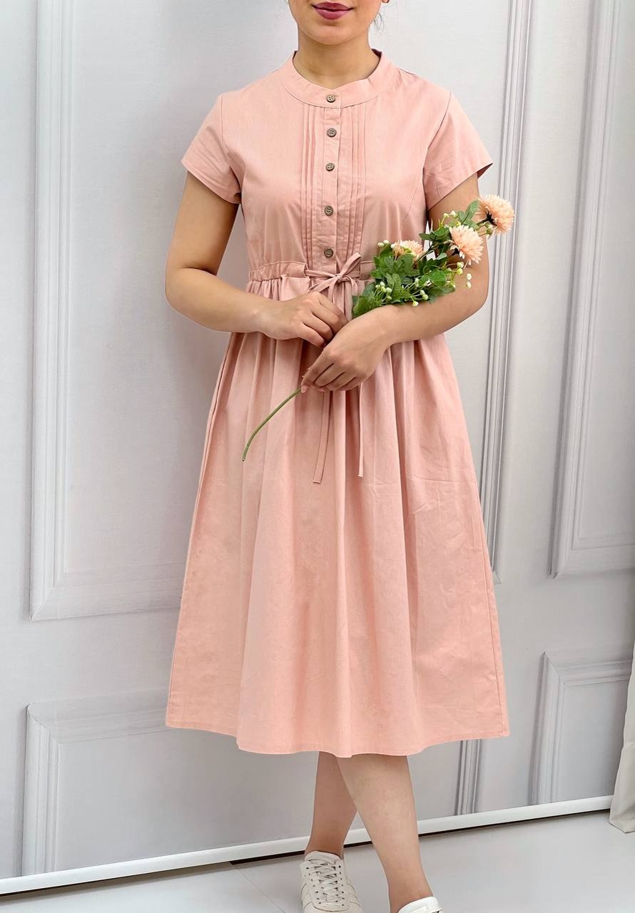 پیراهن جلو دکمه کنف نخ کد 3720