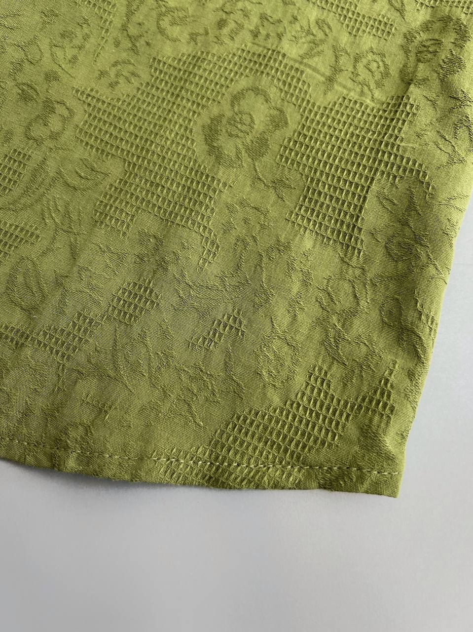 شومیز گل برجسته دو رنگ کد 3725