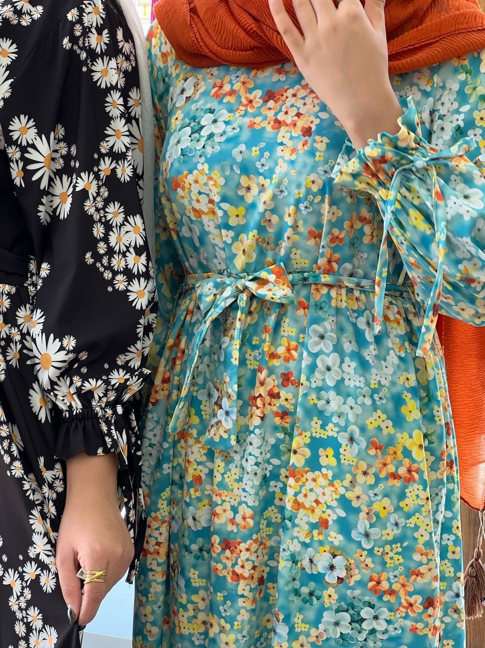 پیراهن دو چین کرپ کد 3728