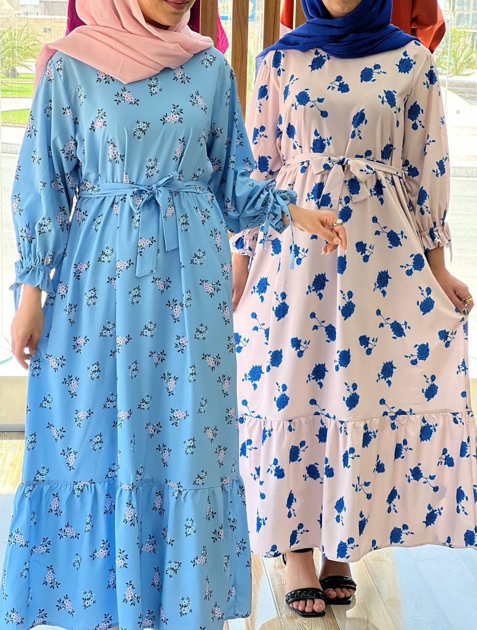 پیراهن دو چین کرپ کد 3728