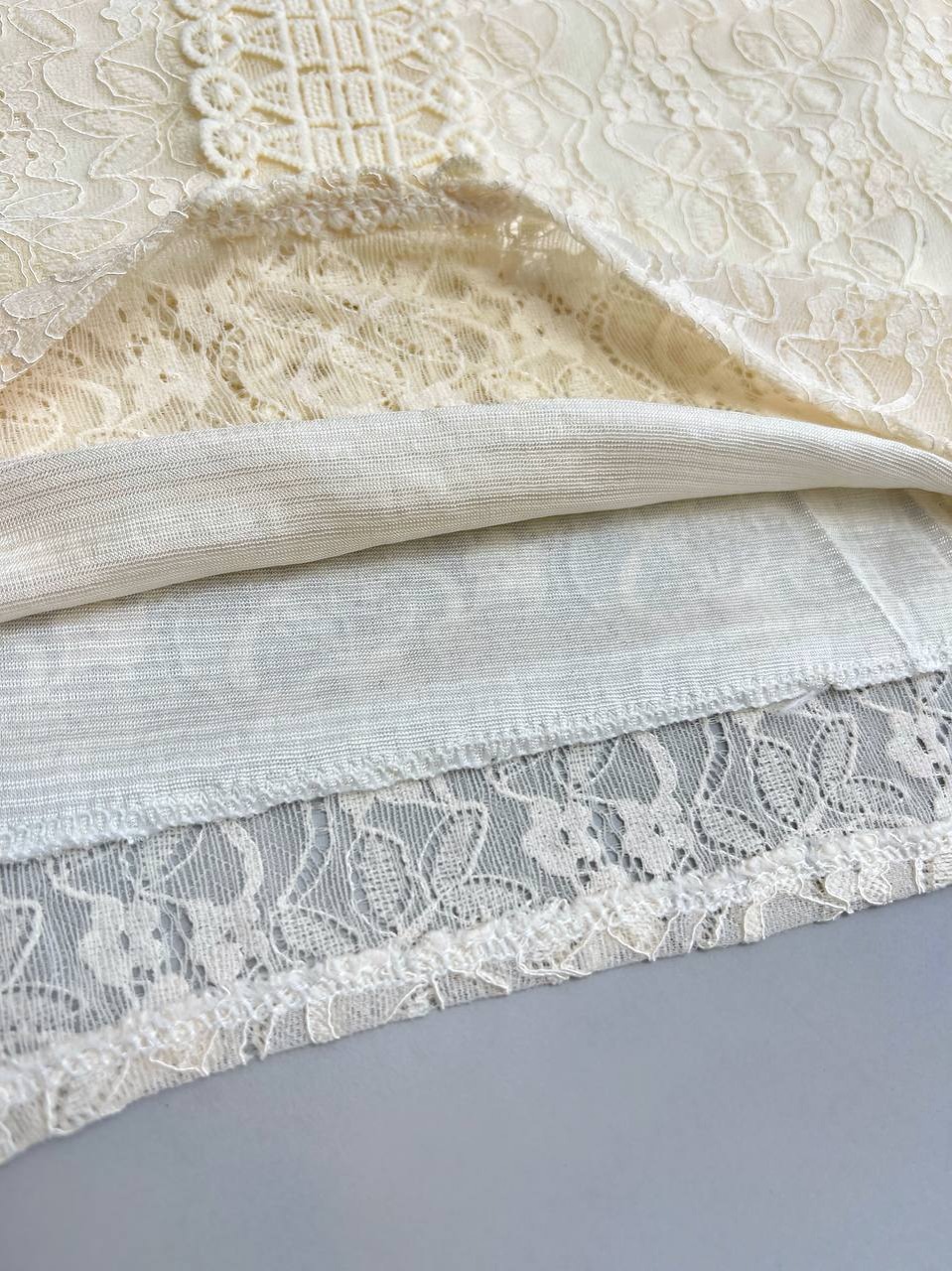 شومیز تمام گیپور آستردار کد 3733