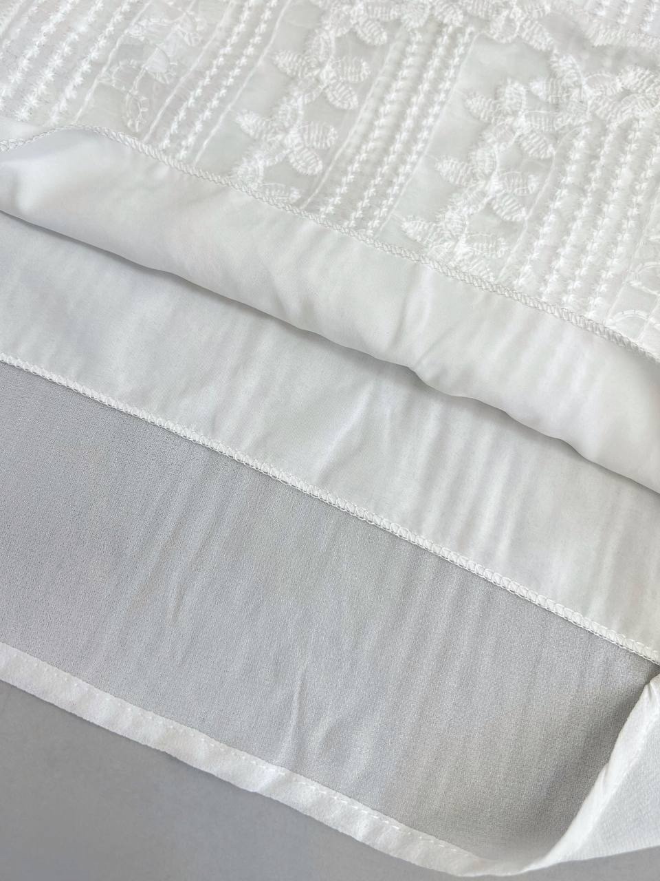 شومیز حریر گلدوزی شده کد 3736