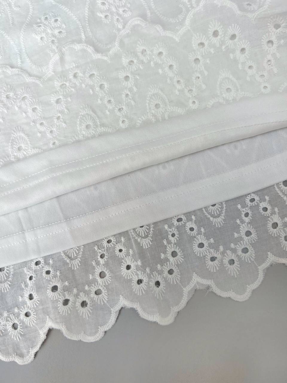 شومیز خامه دوزی استین پف کد 3740