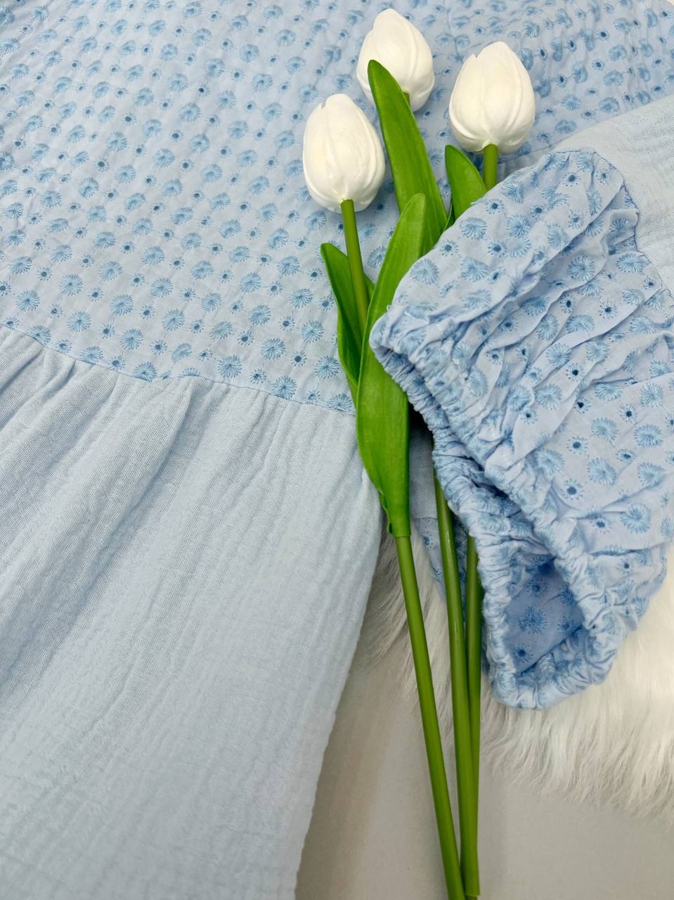 پیراهن موسلین خامه دوزی کد 3741