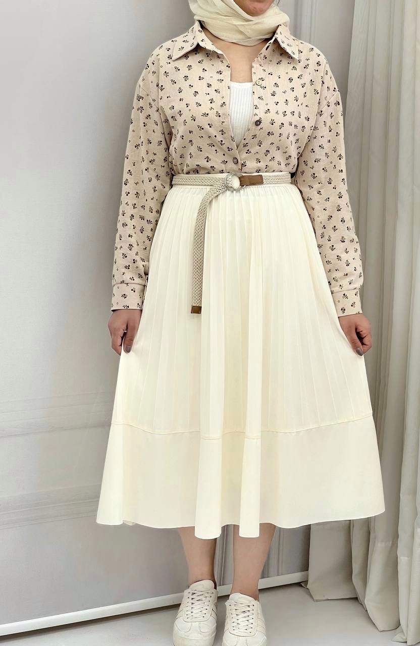 دامن پلیسه میدی کد 3684