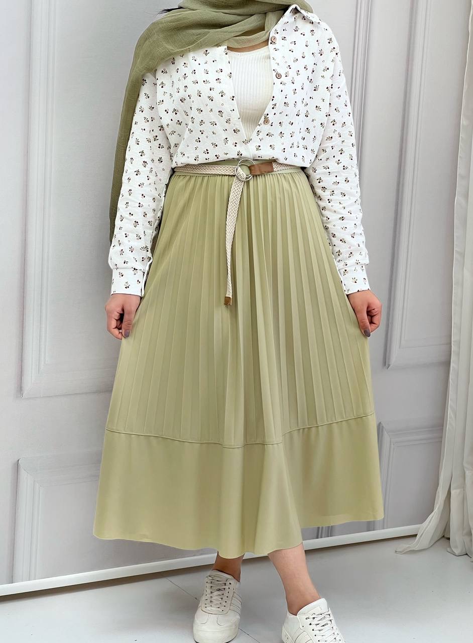 دامن پلیسه میدی کد 3684