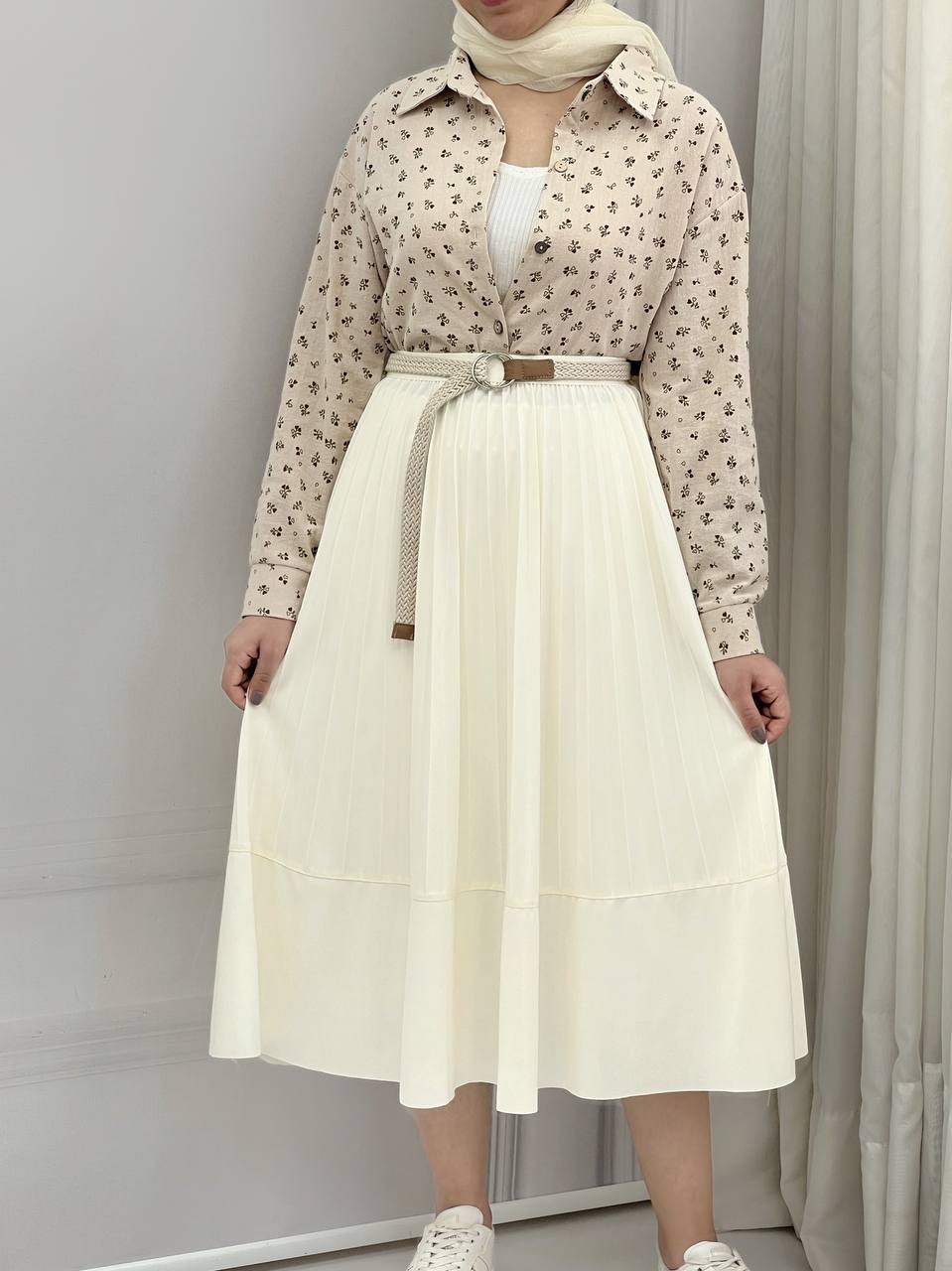 دامن پلیسه میدی کد 3684