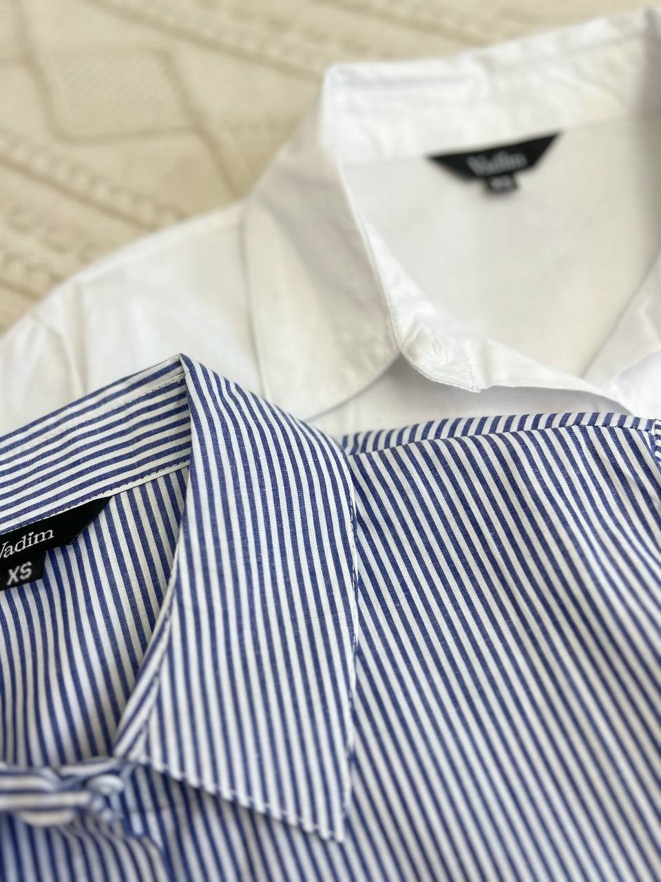 شومیز پوپلین نخ پایین خامه دوزی کد 3746