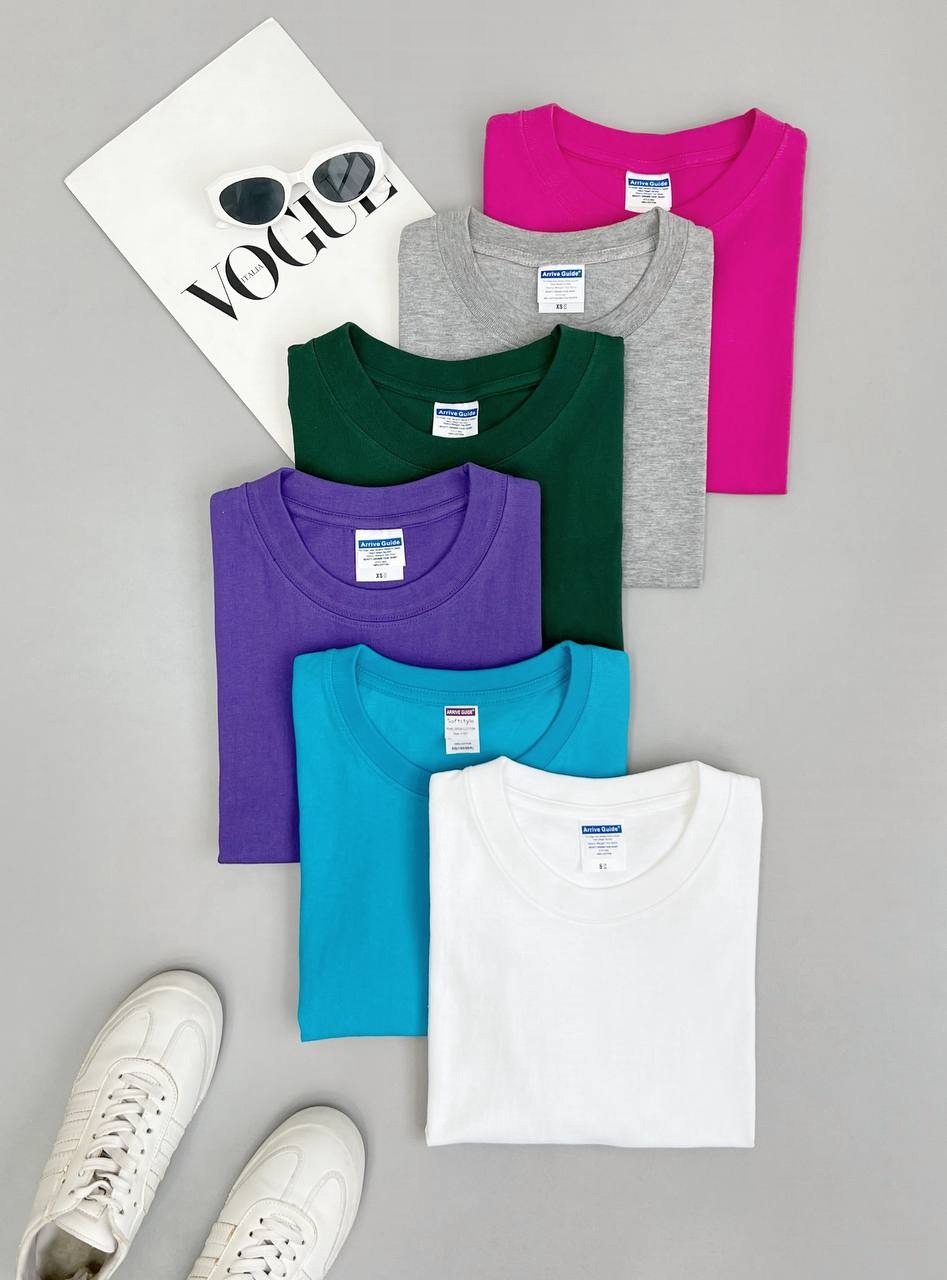 تیشرت نخ و پنبه رنگی کد 3747